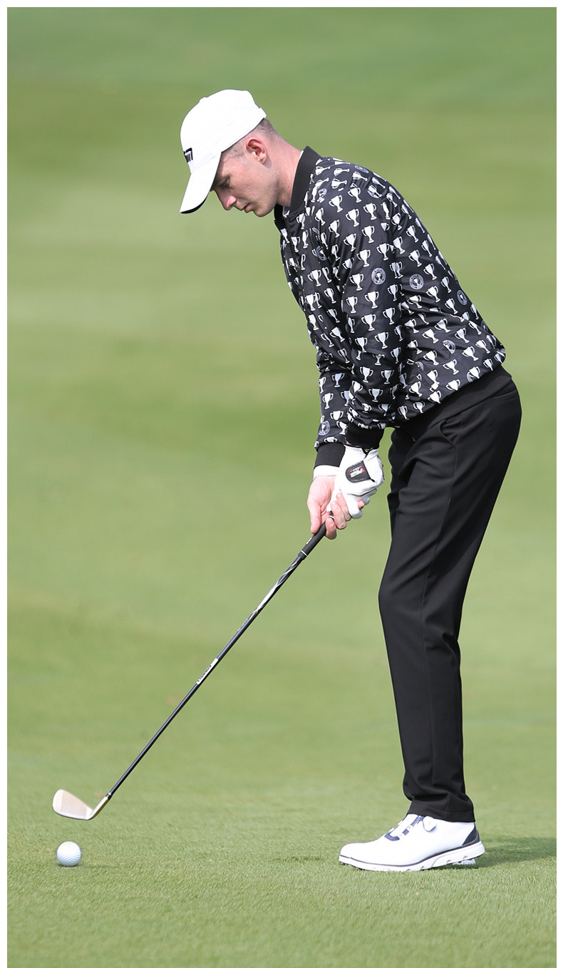 Áo khoác golf nam chống gió chống mưa thu đông PGM YF426 — YF426 màu trắng, YF426 màu đen chi tiết 9