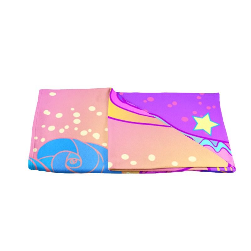 Manta de franela manta de aire acondicionado manta caliente engrosada oficina siesta copo de nieve manta de terciopelo primavera y otoño sofá manta edredón