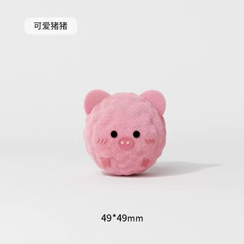 Nuevos juguetes para perros de dibujos animados bolas de espinada sonoras bolas elásticas de molienda de dientes auto-hi interactivo juguetes para mascotas suministros de bolas image 8