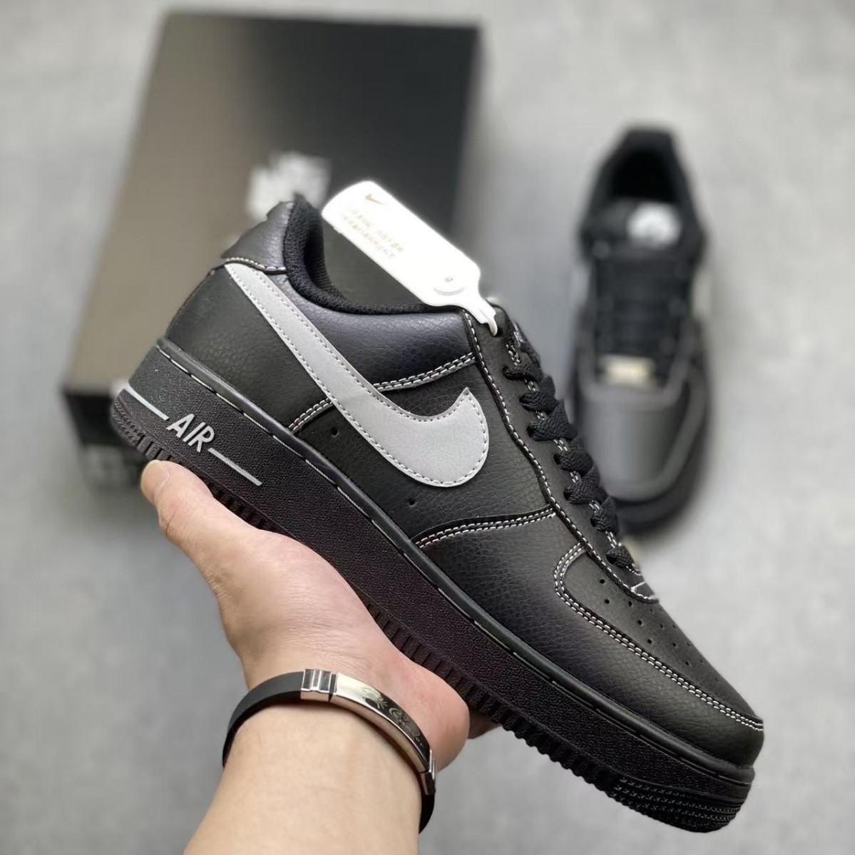 Zapatos de comercio exterior transfronterizo Putian AF1 Fuerza Aérea No. 1 blanco puro negro puro zapatos de patina baja para hombres y mujeres zapatos deportivos casuales