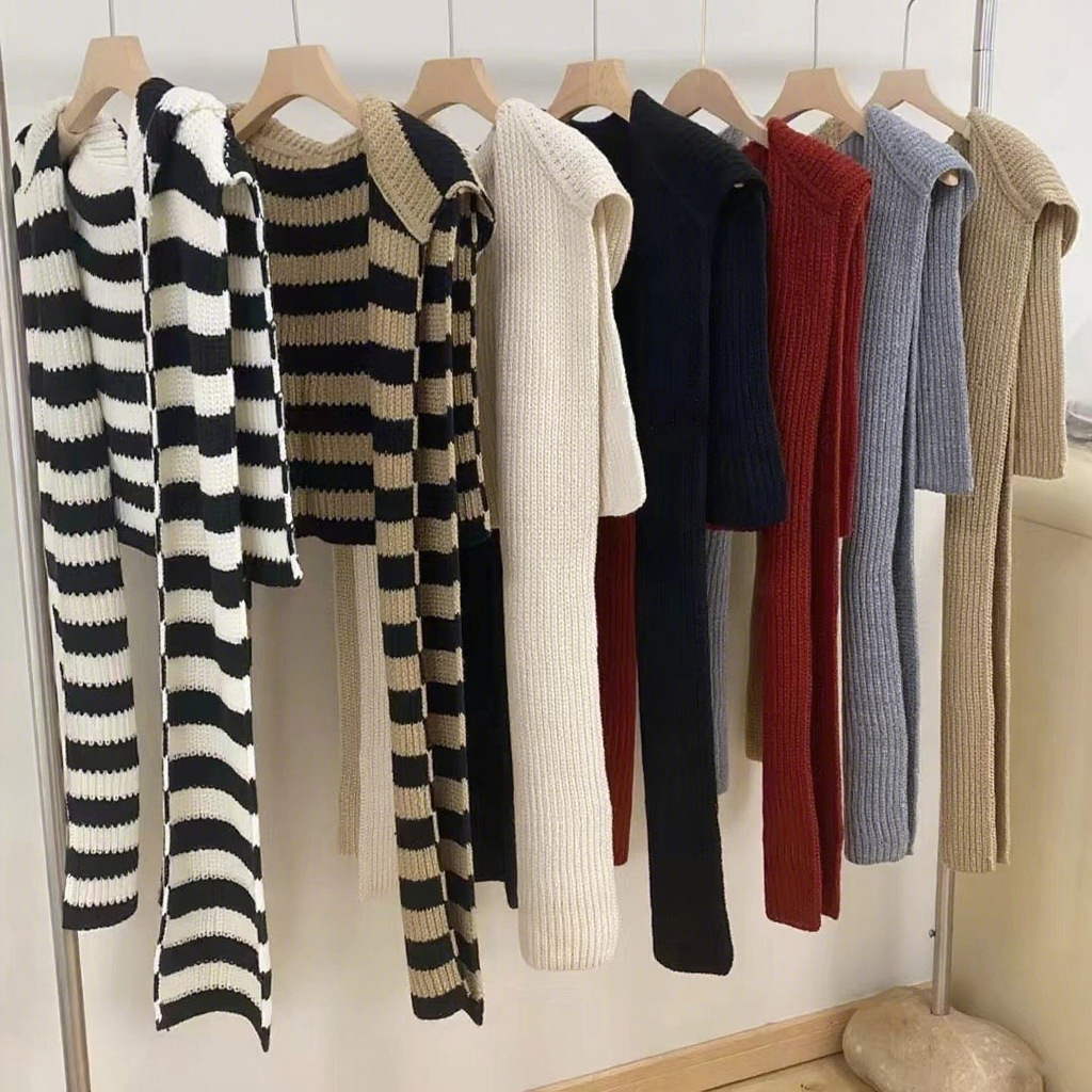 跨境专供慵懒设计感时髦针织连帽大披肩女秋冬保暖围巾外搭一体帽