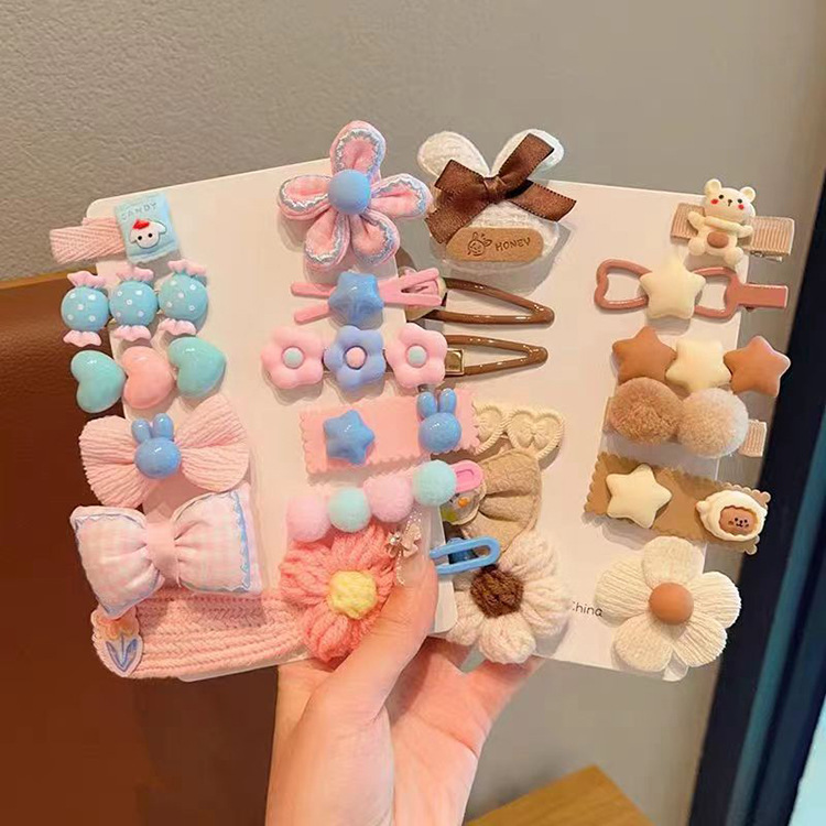 Tocado de horquilla para niños clip de flequillo para niñas clip lindo para niñas 2023 Nuevo bebé pequeño clip de horquilla accesorios para el cabello