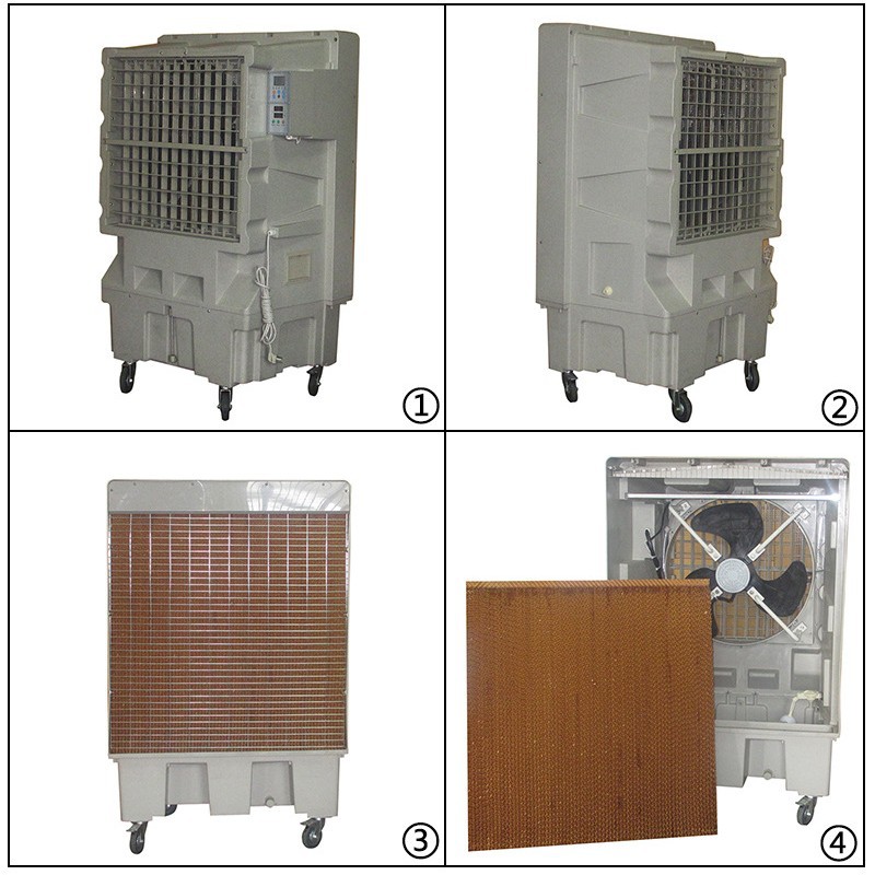 Post water air conditioner KT-24 mobile industrial air cooler evaporative air cooler workshop post cooling 5