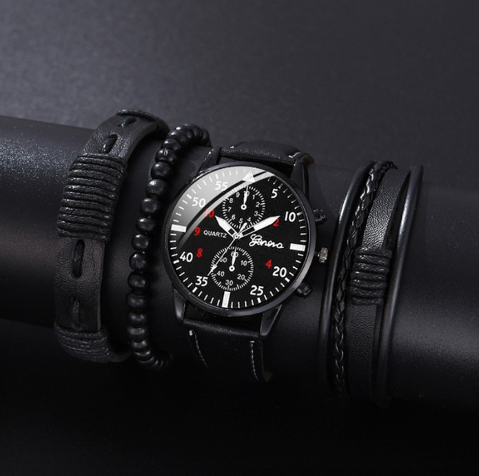 Cross-Border Foreign Trade Men's Versatile Fashion Watches, Hot-Selling Business Dual-Dial Watches, Factory Direct Sales Watches