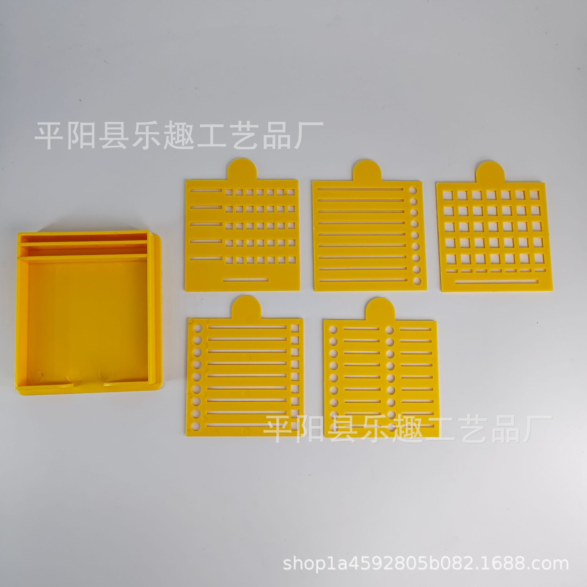 Cross-border Amazon New POST-IT NOTE TEMPLATE Double Plugs Convenience Stick Template Storage Box