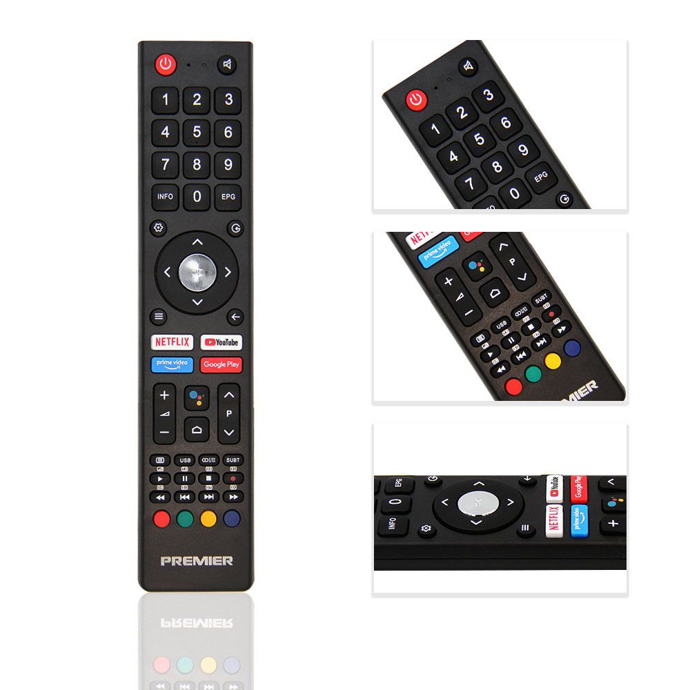 Aplicable a JVC / PREMIER Inglés Smart IR LCD TV Remote RM-C3362 Configuración de un botón
