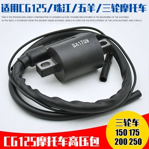 Three-wheel motorcycle electric device ignition High Voltage package CG125 voltage regulator with resistance pure copper spark plug cap accessories