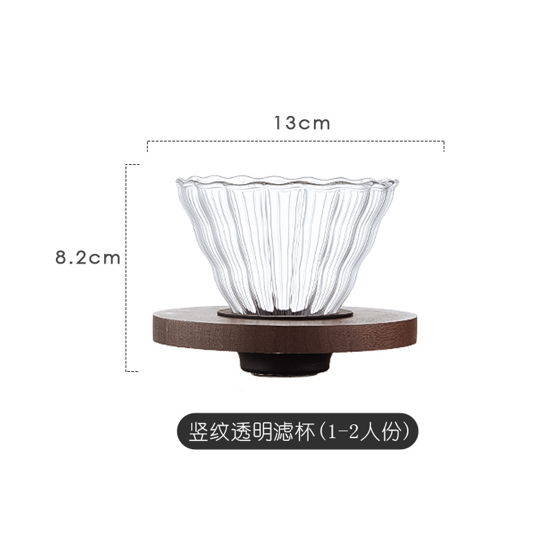 Bincoo patrón vertical cafetera mano cafetera de papel de filtro de café V60 filtro Taza mano Cafetera Mano traje de café