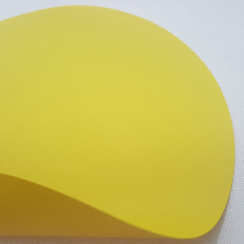 0.45mm黄色防硫酸PVC涂层防化服面料耐酸碱化学防护工作服面料