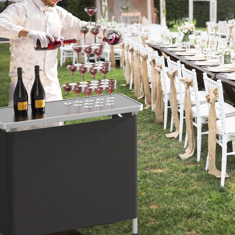 Folding Portable Bar Trade Exhibition Podium Stall Commercial Retail Display Bar Table Bar Table Folding Portable Bar Trade Exhibition Podium Stall Commercial Retail Display Bar Table Bar Table