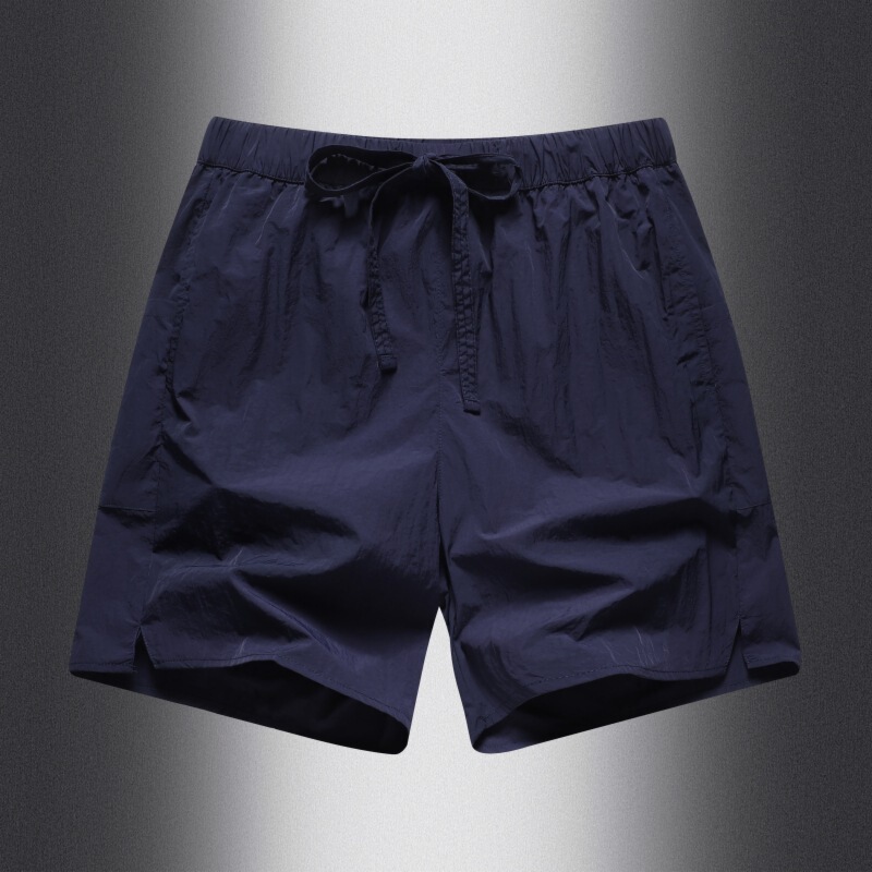 Summer Multi-Color Ice Silk Shorts Men's American Retro Casual Dopamine Five-Point Shorts Trendy Versatile High Street Couple