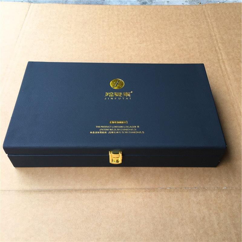 厂家生产皮质交房箱  钥匙别墅交房盒  收纳文件手提皮箱