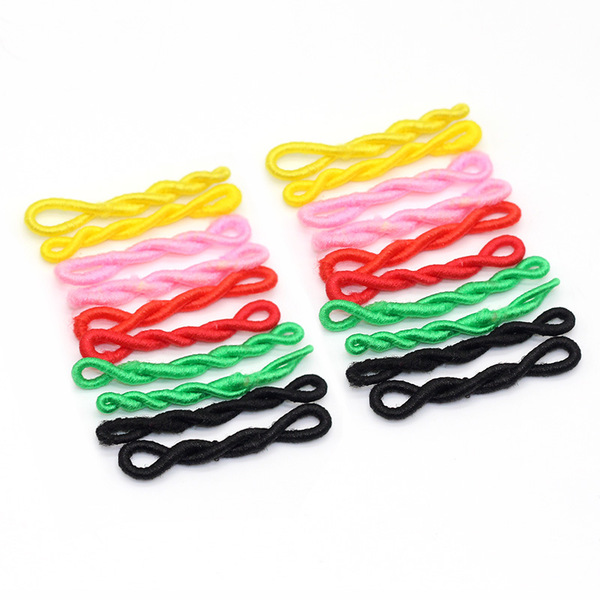 old-fashioned black elastic hair rope for adults