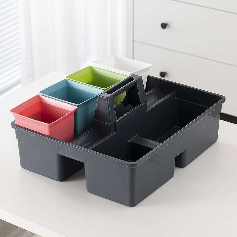 Hotel Cleaning Tool Basket Guest Room Cleaning Portable Cleaning Basket Multifunctional Storage Basket Sanitary Storage Box for Hotel