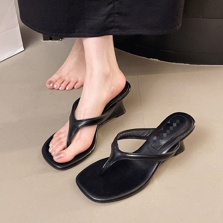 2026 nuevo estilo francés de hadas con falda de tacones altos zapatillas frías de verano image 1
