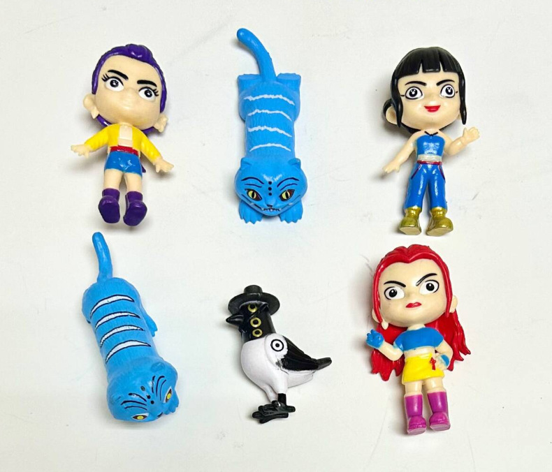 跨境新品 2-4.5寸猎魔女团手办明星老虎游戏周边模型公仔玩偶袋装|undefined