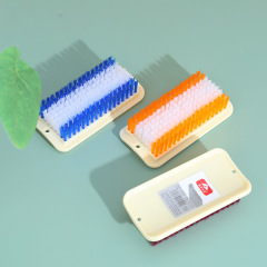 家庭用の柔らかい毛の洗濯のブラシのプラスチックの大きいサイズの板は服の襟の袖口のプラスチックをブラシします。