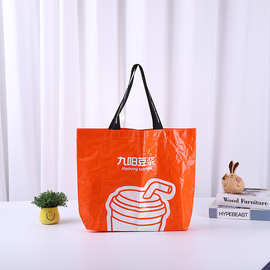 pp编织手提袋质家居垃圾分类回收编织袋覆膜彩印购物袋环保材质