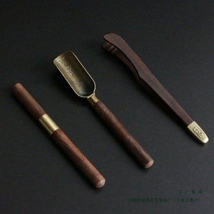 Ebony Tea Clip, Tea Spoon, Tea Set, Thickened Accessories, Tea Towel, Tea Knife, Tea Spoon, Tea Clip, Tea Tweezers, Tea Making Tools
