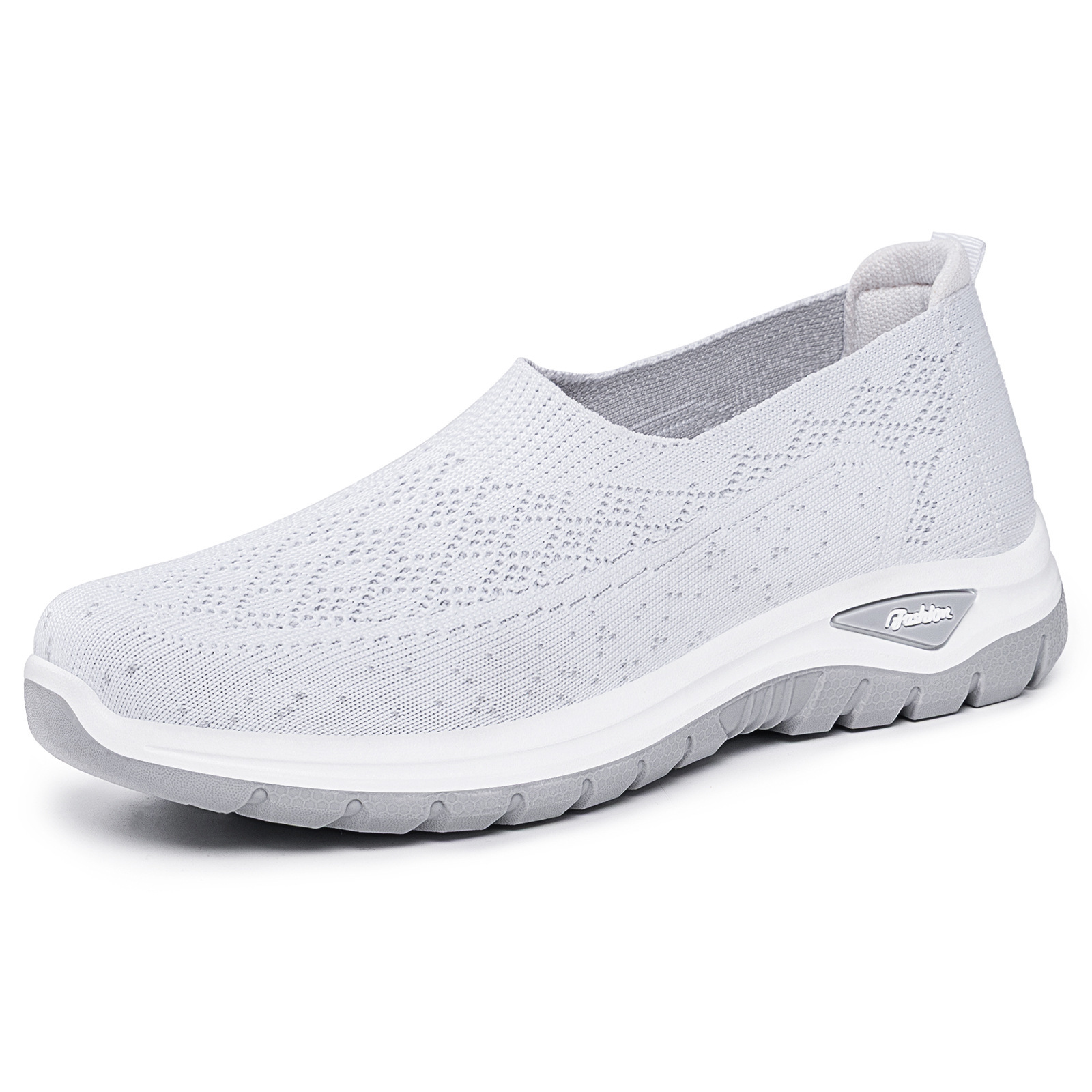 Zapatos de mujer de tamaño grande zapatos casuales transfronterizos de malla transpirables zapatos de mujer zapatos ligeros zapatos de madre con suela suave
