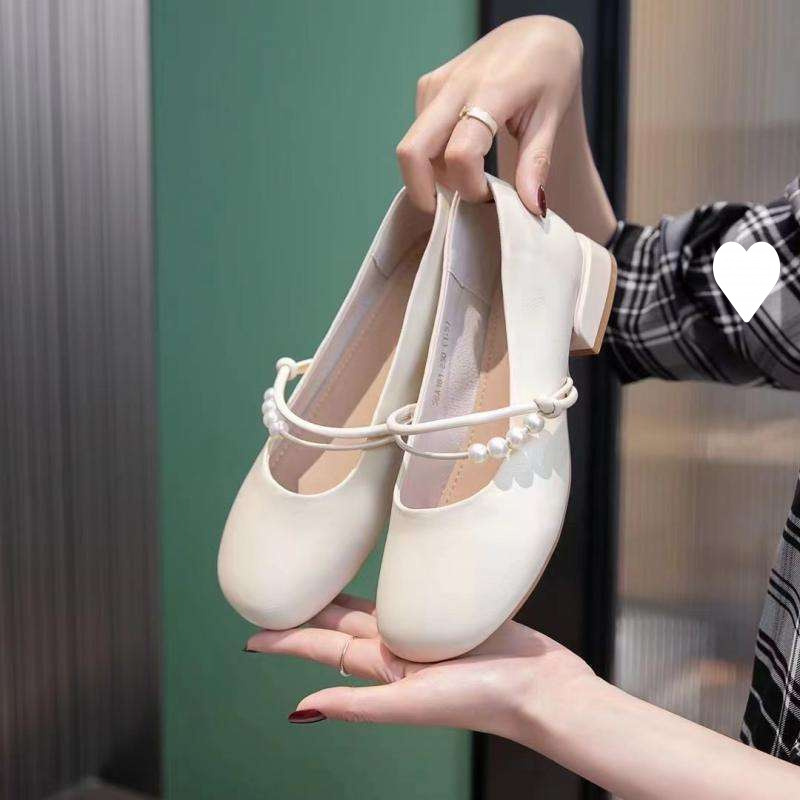 Soft Leather Chinese Style 2025 Summer New Single Fairy Loafers Super Popular Mary Jane Grandma Shoes_vogvips.com