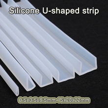 1 Meter U-type silicone glass anti-collision strip  Rubber跨