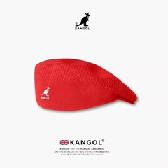 Kangol帽子カンガルーベレー帽女性英倫復古夏薄いメッシュ画家帽子アヒル舌帽男潮