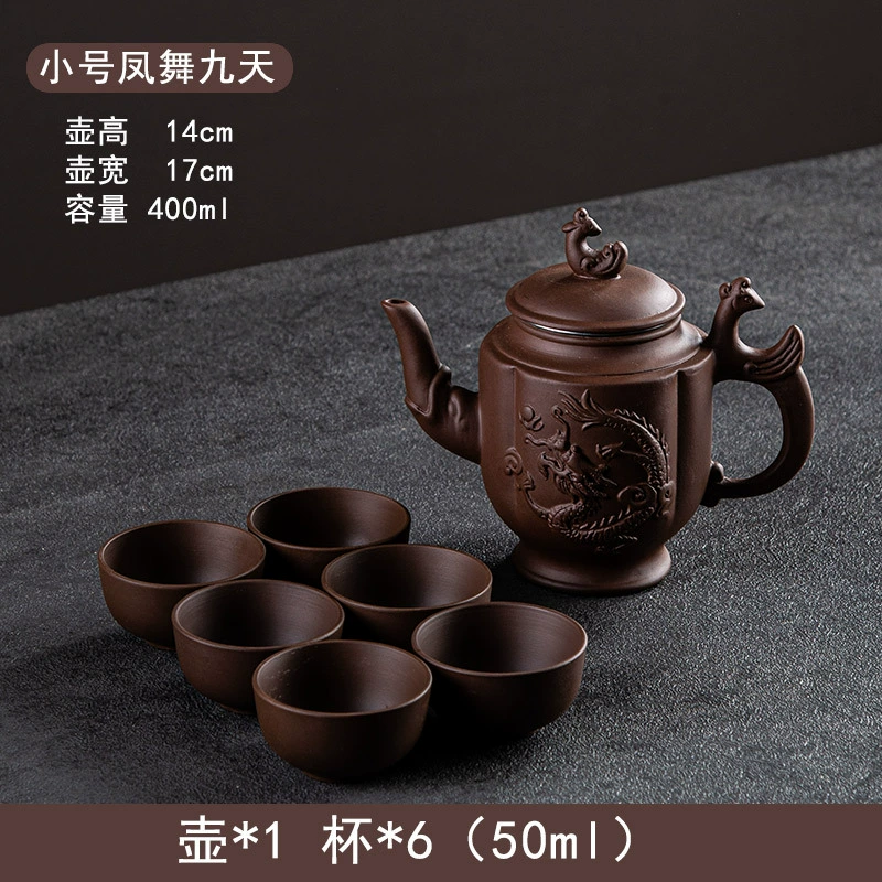 Capacious teapot, filter, tea set