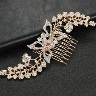 Europeu e americano cross-border novo coreano noiva casamento headwear branco concha pétala artesanal pérola cristal grampo de cabelo_voghion.com