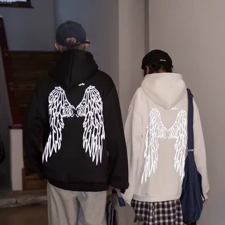 华棉超柔棉男女款宽松带帽卫衣基础外套重磅秋冬加绒连帽休闲上衣