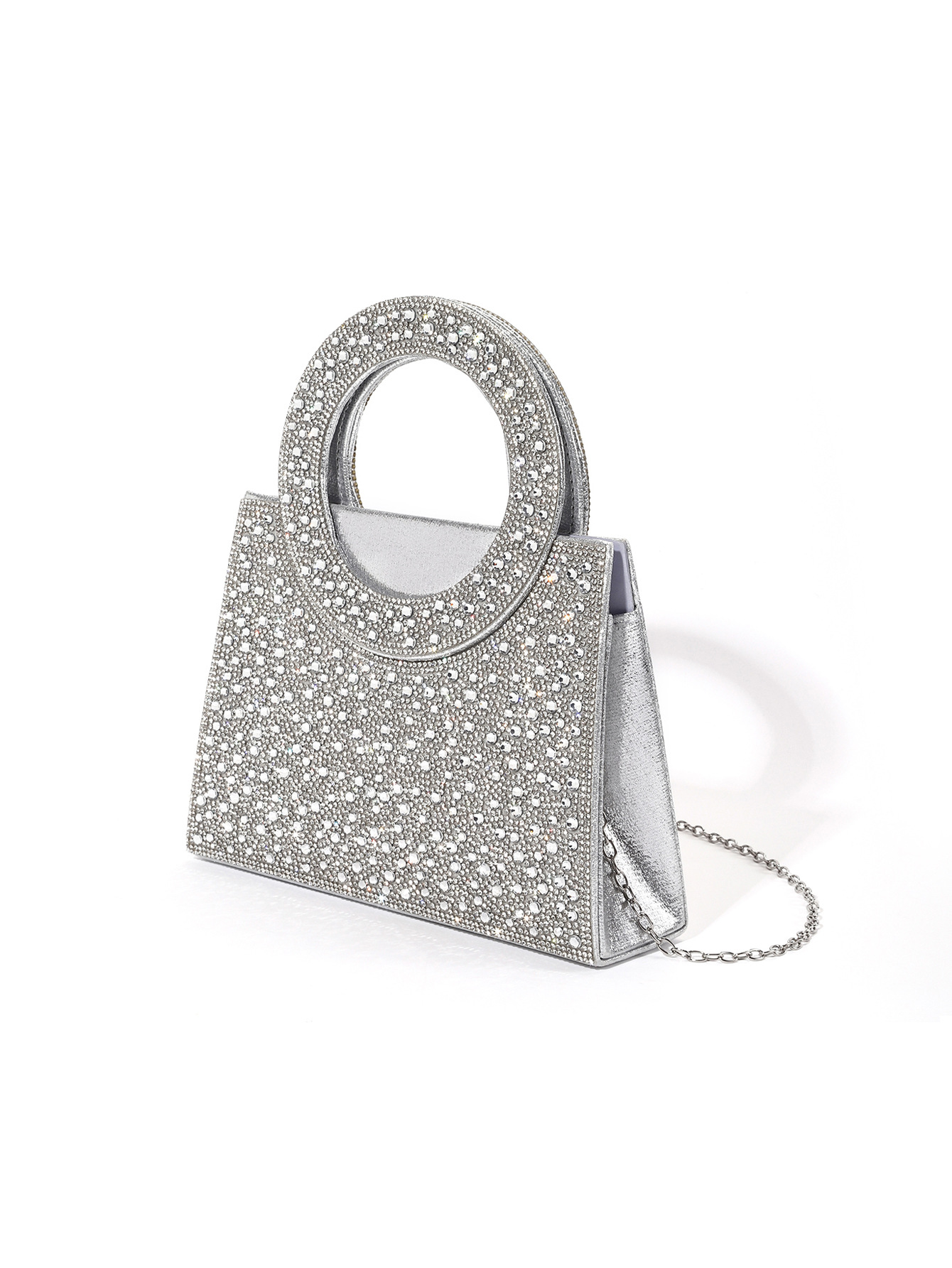 Borsa da sera a tracolla con strass per matrimoni e cerimonie_voghion.com