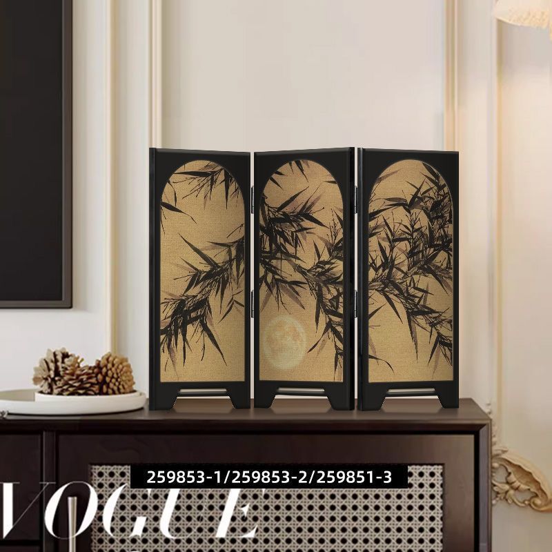 Fábrica directa nueva pantalla de escritorio china pinturas decorativas decoraciones de estilo medieval pinturas creativas de nicho