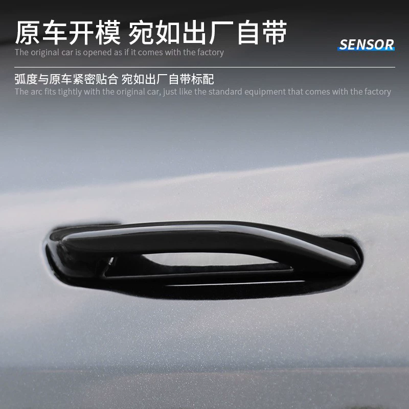 Подходящие для Tesla Model Y ручки двери, замороженные рукоятки, удобство модели, наружная отделка двери Model 3, внешняя декоративная модификация аксессуаров