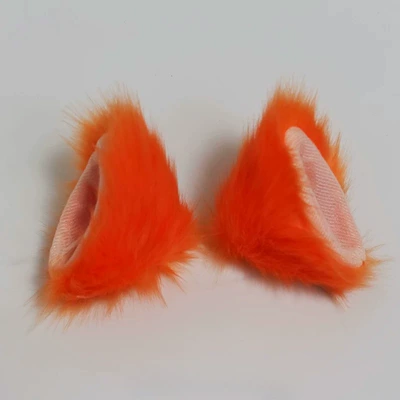 Motosiklet dəbilqələri Helmet, Detachable 3D Motorcycle - orange-cat-ears