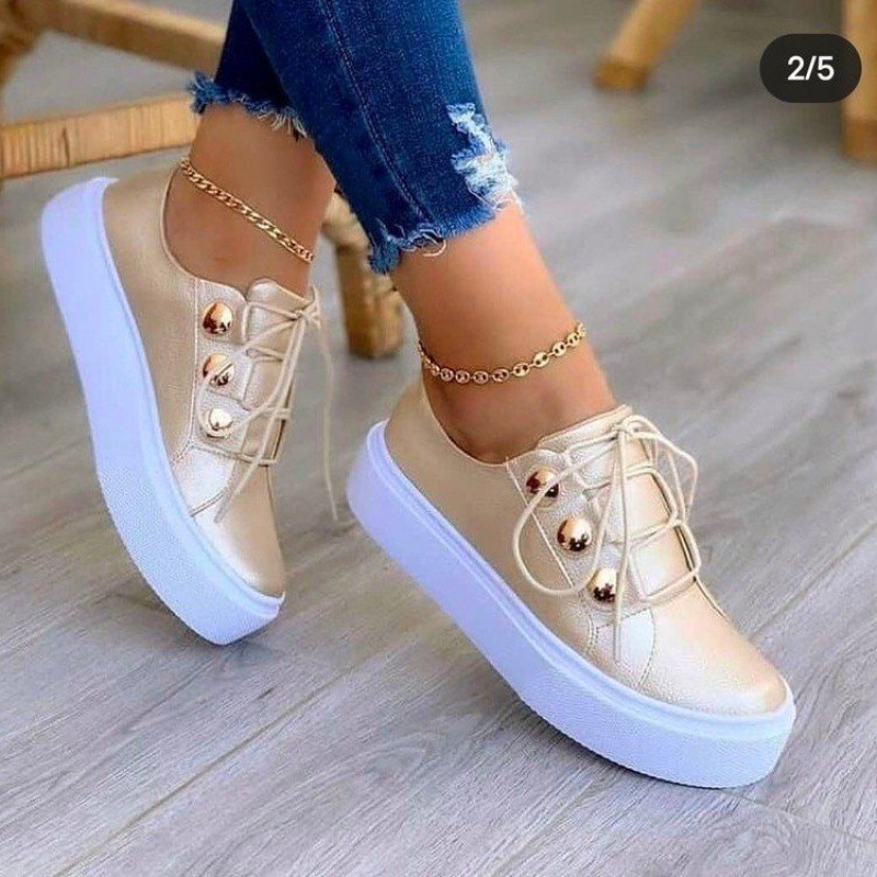Más tamaño casual zapatos de una sola capa para las mujeres europeas y americanas nueva plataforma punta redonda zapatos de viscosa casual Comercio Exterior zapatos de una sola capa deseo Amazon