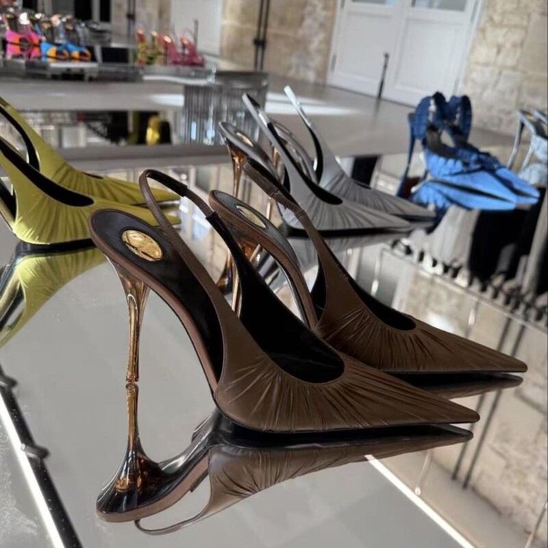 In-Stock Yangshulin Same Style Spring/Summer Elegant Closed-Toe French Pointed-Toe 2026 Sandals High-Heeled Thin Shoes Cross-Border In-Stock Yangshulin Same Style Spring/Summer Elegant Closed-Toe French Pointed-Toe 2026 Sandals High-Heeled Thin Shoes Cross-Border