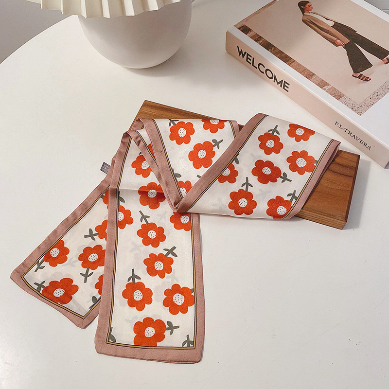 Banda de pelo de bufanda de seda corbata de pelo femenina Shixi Cinta de lazo de perla sale todo partido cuerda de cabeza Shixi 2021 cabello nuevo