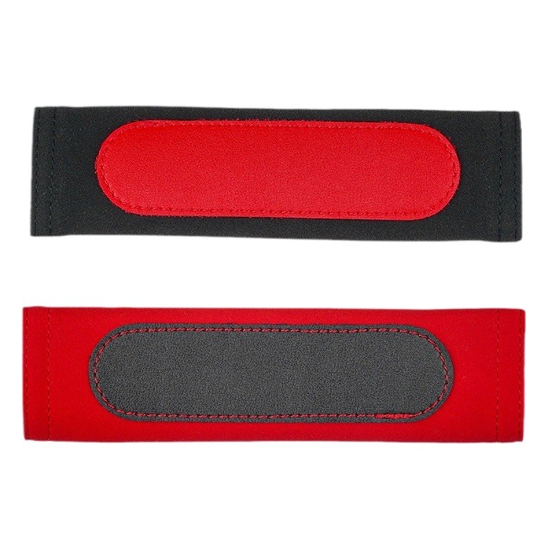 Cubierta protectora del hombro del cinturón de seguridad de gamuza interior del coche cubierta del cinturón de seguridad del coche cubierta interior del coche cubierta protectora del hombro del cinturón de seguridad del coche