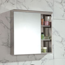 不锈钢镜柜304浴室镜镜箱挂墙式卫生间带置物架吊柜壁挂储物柜
