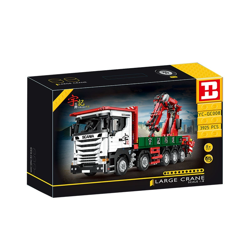 Деревянные игрушки Yuechuang YC-GC008 серии Urban с дистанционным управлением Yuji Drink Train, высокая сложность сборки и вставки