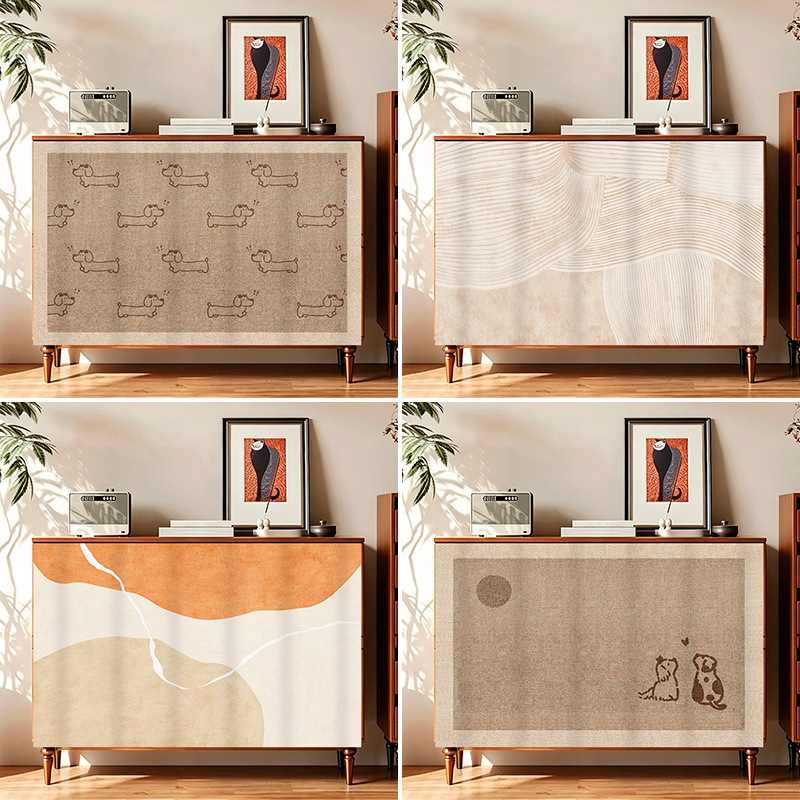 Retro kitchen cabinet curtains, cabinet cover-up curtains, door curtains, shoe racks, storage shelves, cabinet decorative fabric curtains, with Velcro Retro kitchen cabinet curtains, cabinet cover-up curtains, door curtains, shoe racks, storage shelves, cabinet decorative fabric curtains, with Velcro