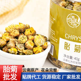 胎菊 菊花茶花朵完整胎菊花果茶花草茶金丝黄菊花茶罐装批发代发