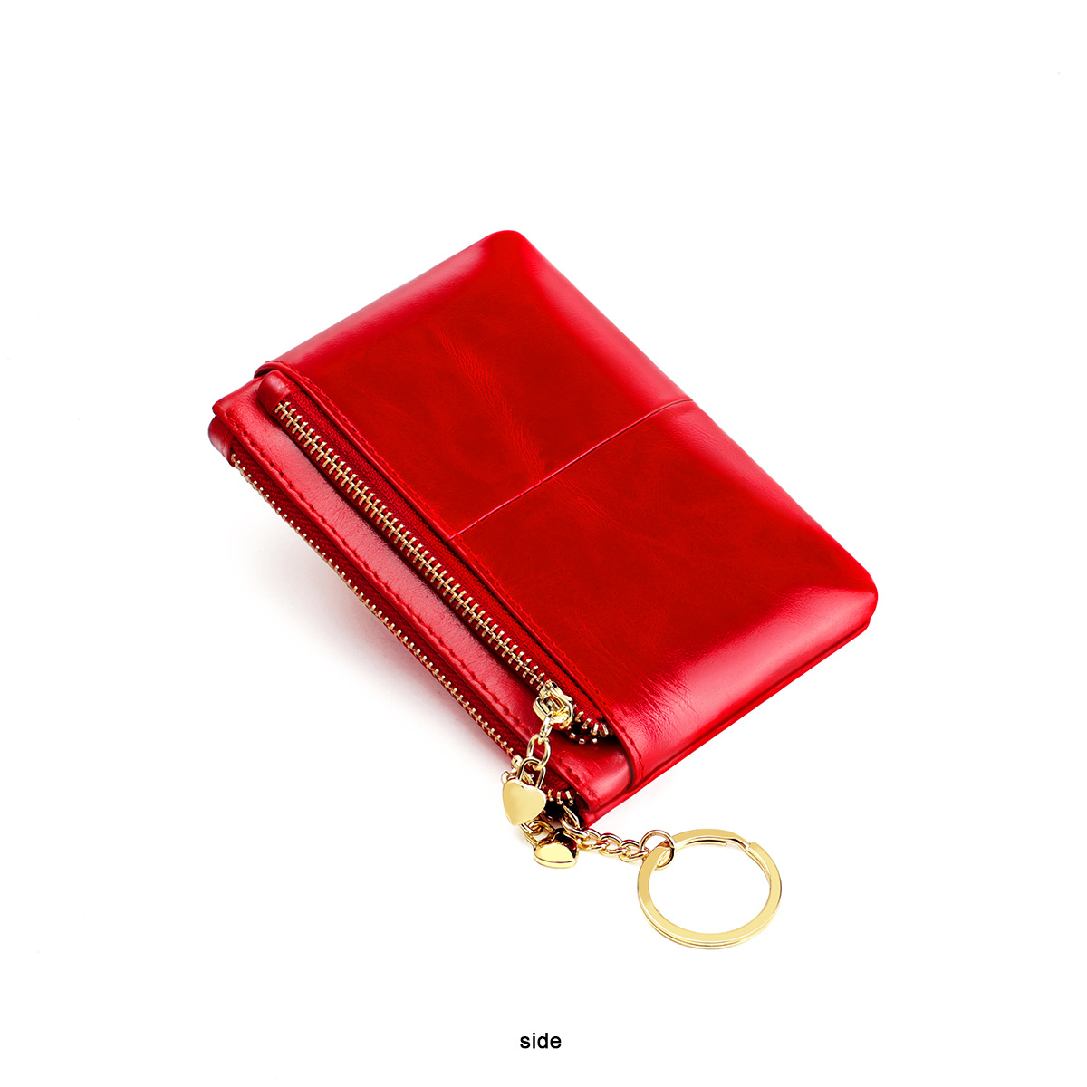 New Oil Wax Leather Coin Purse Fashion Small Coin Bag Hand Key Bag Small Purse display picture 34