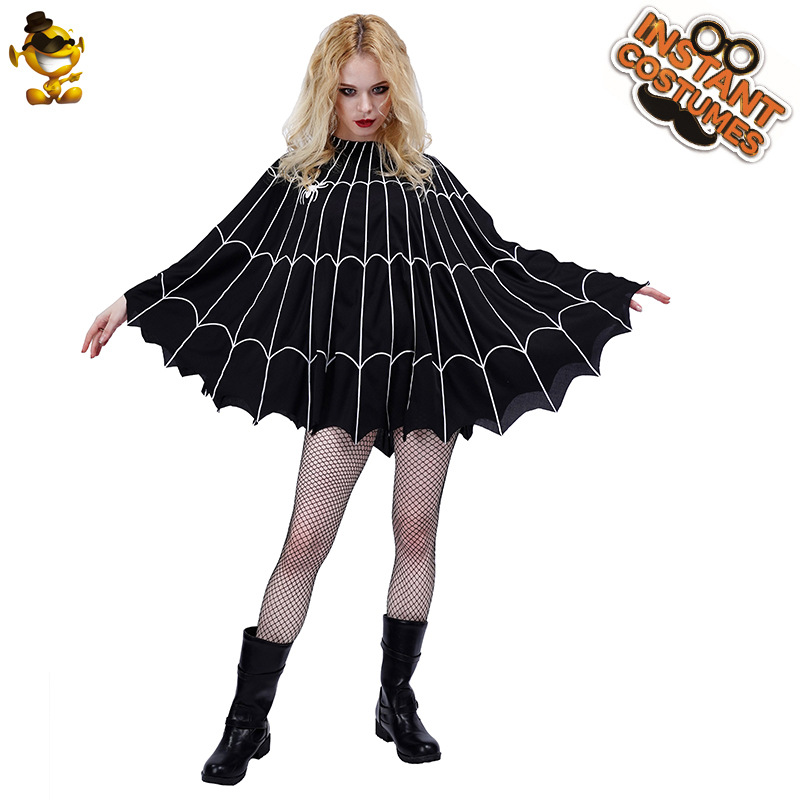 Europa y América adultos de Halloween de las mujeres traje de Batwing negro vampiro juego de rol etapa rendimiento traje de fiesta