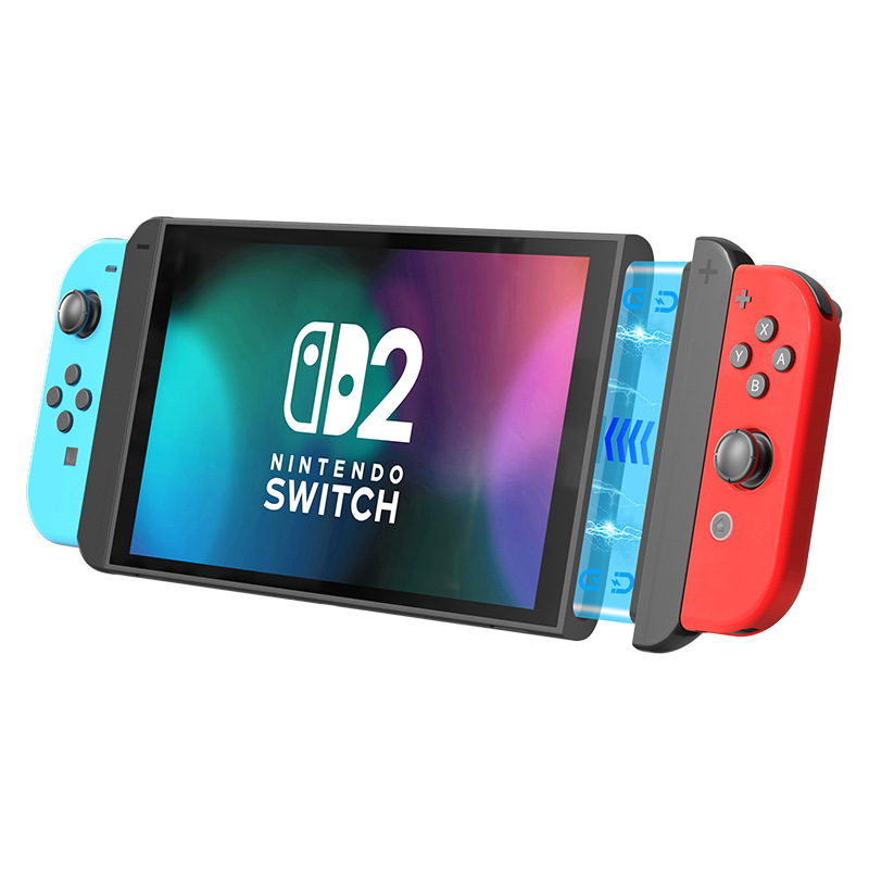 Switch一代左右手柄转Switch2代主机磁吸转接器手柄连接器可充电
