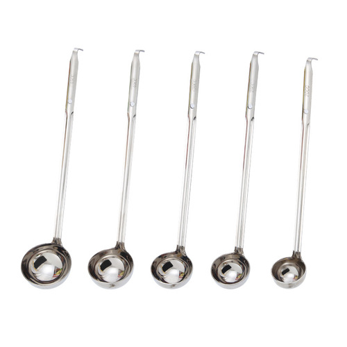 Measuring spoon stainless steel long handle measuring spoon oil spoon grams scale spoon measuring spoon with hook baking ounce spoon ounce spoon