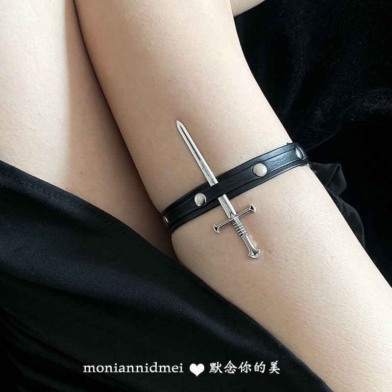European and American Style Personalized Leg Rings, Personalized Rivet Punk Simple Creative Anklets, Sword Leg Rings, Elastic Sexy Leg Rings