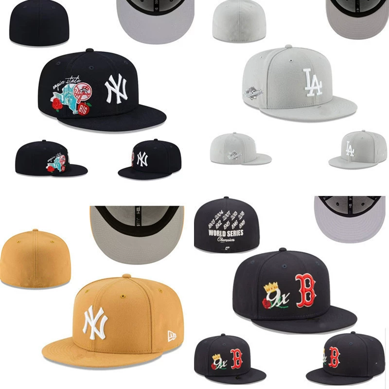 Бейсболка с полностью закрытой кепкой, логотипом бейсбольной команды N, полностью герметичная, не регулируемая, повседневная, готова к продаже