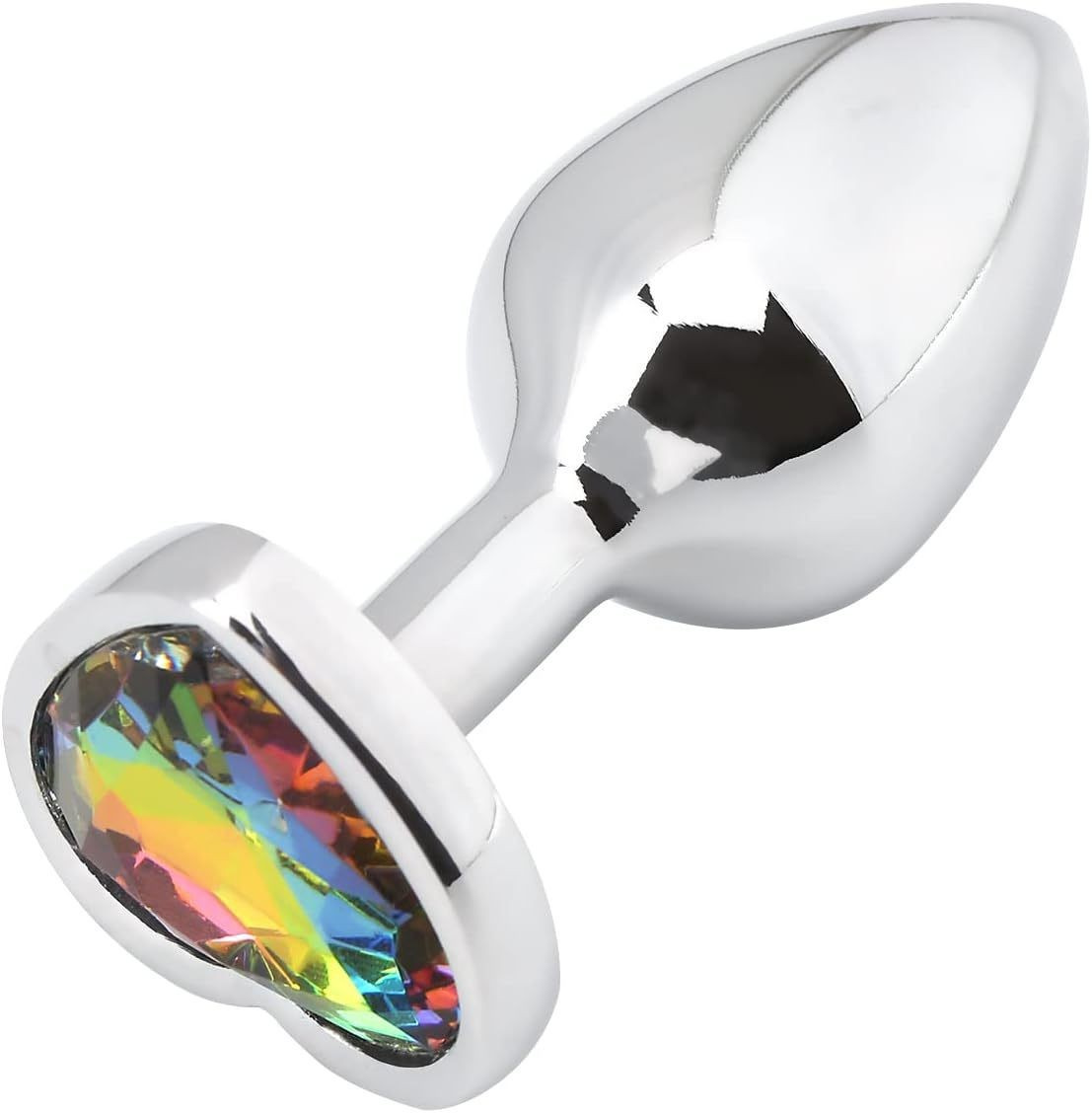 Corazón de metal plug anal back patio para usar artículos sexuales dilatadores coquetear al por mayor SM artículos sexuales para adultos