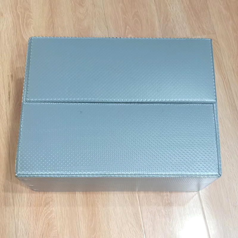 PP物流周转箱 免胶带封边电子汽配塑料包装箱 蜂窝板折叠循环周转